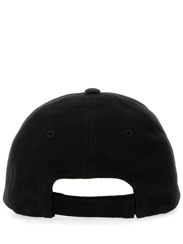 Cotton Ball Cap Black - FENDI - BALAAN 4