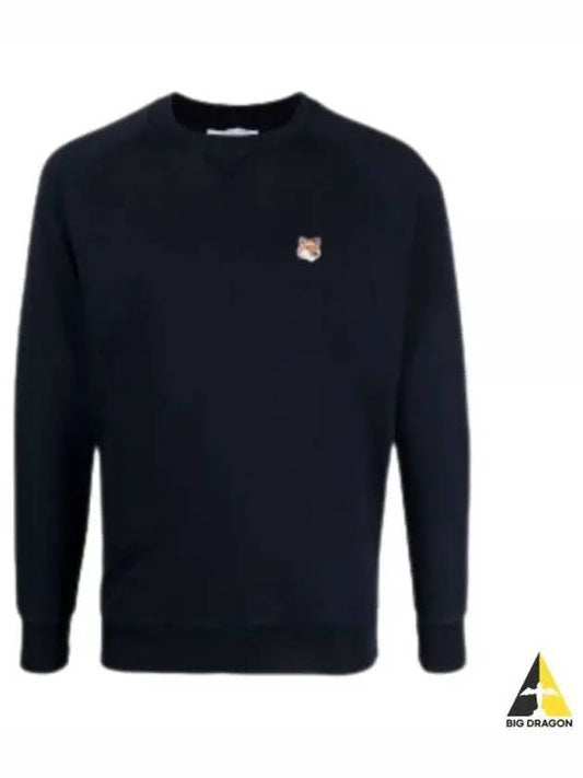 Fox Head Patch Classic Sweatshirt Navy - MAISON KITSUNE - BALAAN 2