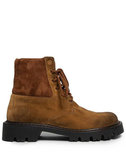 Men's Sierra Combat Boots Brown - LOEWE - BALAAN 2