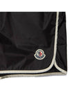 Logo Patch Swim Shorts Black - MONCLER - BALAAN 3