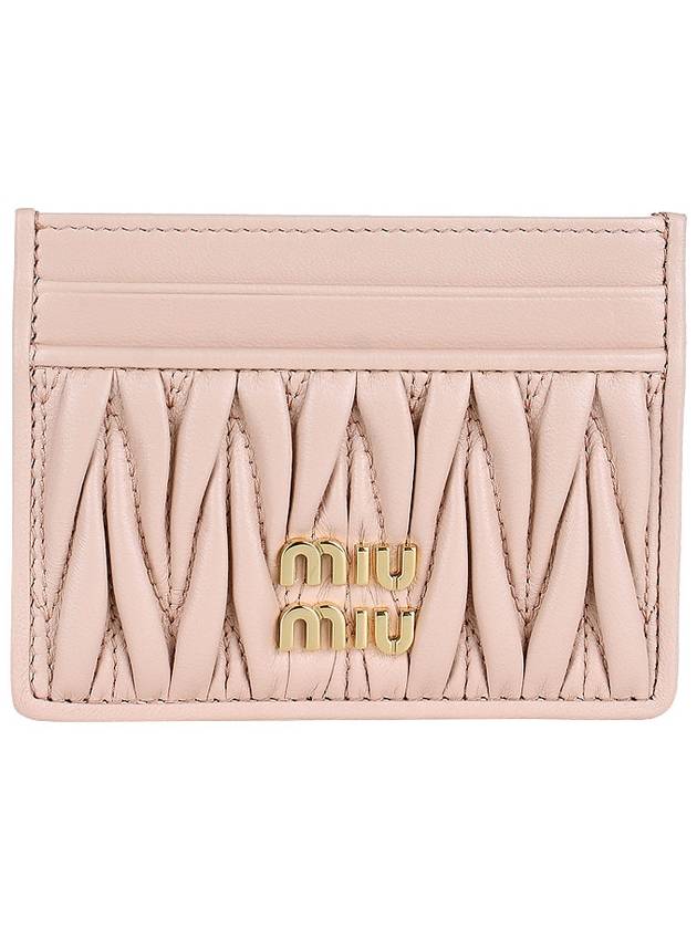 Materasse Nappa Leather Card Wallet Powder Pink - MIU MIU - BALAAN 2