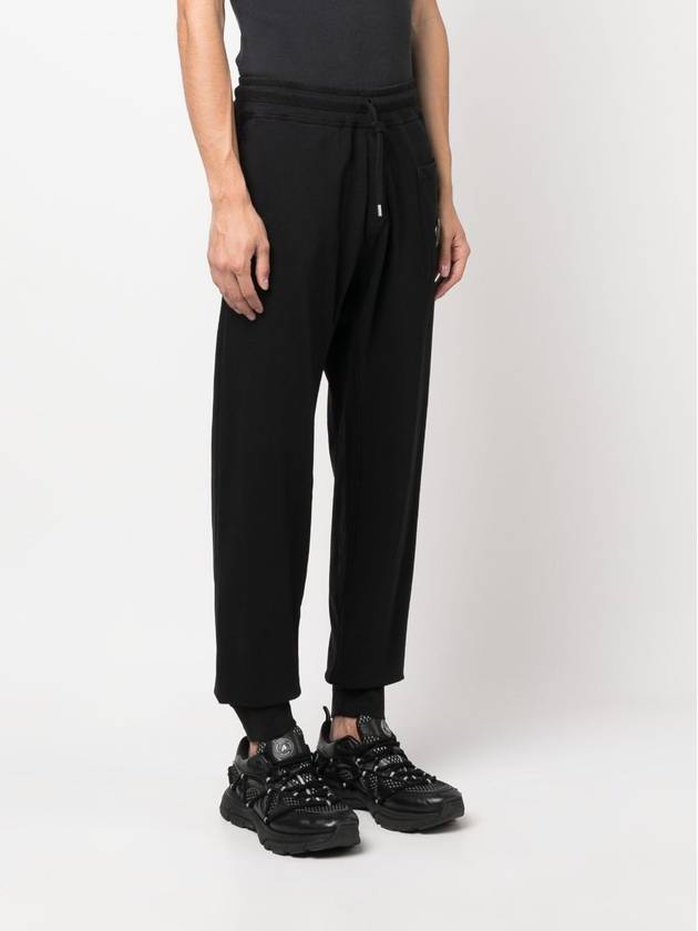 Light Fleece Utility Track Pants Black - CP COMPANY - BALAAN 5