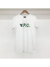 Men's VPC Logo Multi-Color Short Sleeve T-Shirt White - A.P.C. - BALAAN.