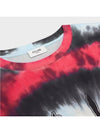 Tie Dye Cotton Jersey Short Sleeve T Shirt - CELINE - BALAAN 3