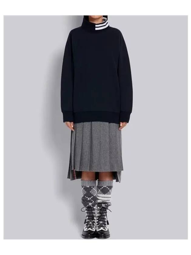 overfit turtleneck sweatshirt - THOM BROWNE - BALAAN 6