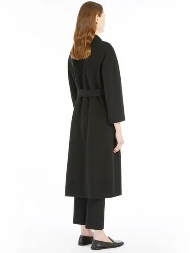 Women's Esturian Virgin Wool Single Coat Black - MAX MARA - BALAAN 6