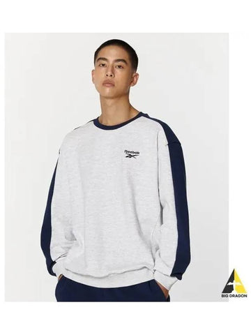 Warm up sweatshirt gray - REEBOK - BALAAN 1