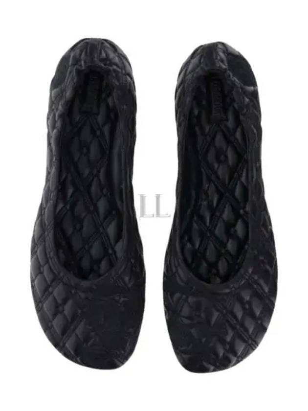 Quilted Leather Ballerinas Black - BURBERRY - BALAAN 2