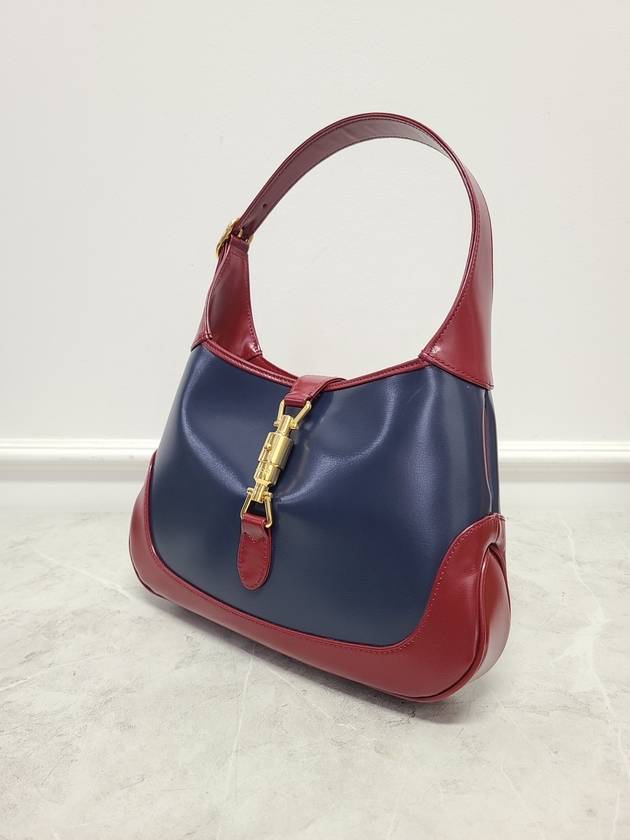 Navy Red Jackie 1961 Hobo Bag Small - GUCCI - BALAAN 3