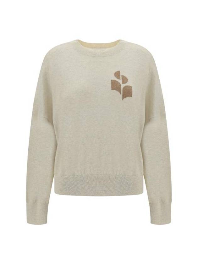 Marisans Logo Knit Top Light Grey - ISABEL MARANT - BALAAN 2