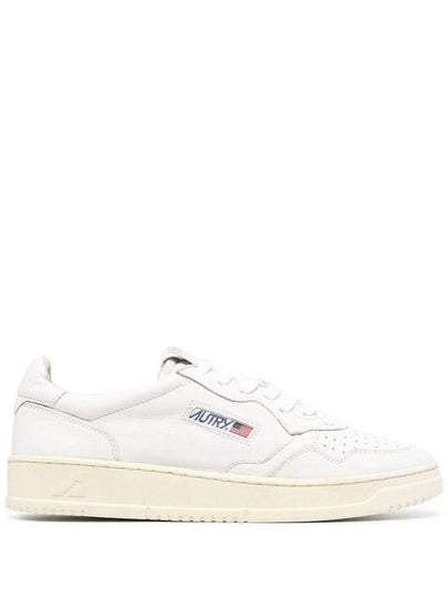 Medalist Goatskin Low Top Sneakers White - AUTRY - BALAAN 2