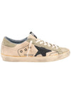 Superstar Distressed Lace-Up Low Top Sneakers Beige - GOLDEN GOOSE - BALAAN 1