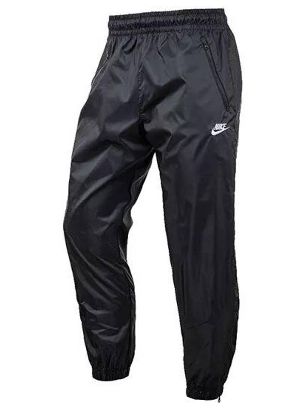 Windrunner Woven Lined Track Pants Black - NIKE - BALAAN 2