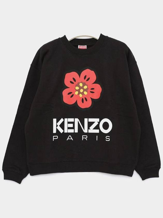 2SW036 4ME 99J Balk Flower Sweatshirt - KENZO - BALAAN 1