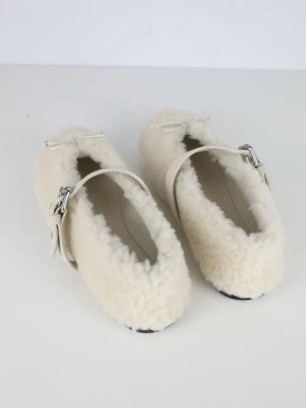 Shearling ballerina flat shoes 37 5F272E - MIU MIU - BALAAN 3