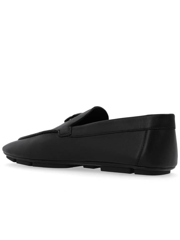 Giorgio Armani Leather Loafers, Men's, Black - GIORGIO ARMANI - BALAAN 5