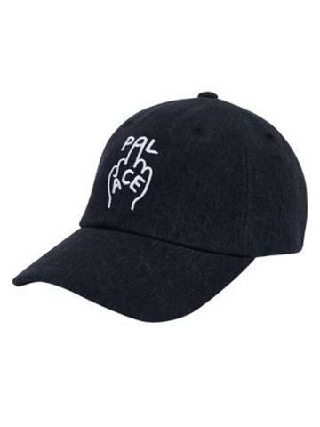 FINGER UP 6PANEL HAT BLACK FINGER UP 6PANEL HAT - PALACE - BALAAN 1