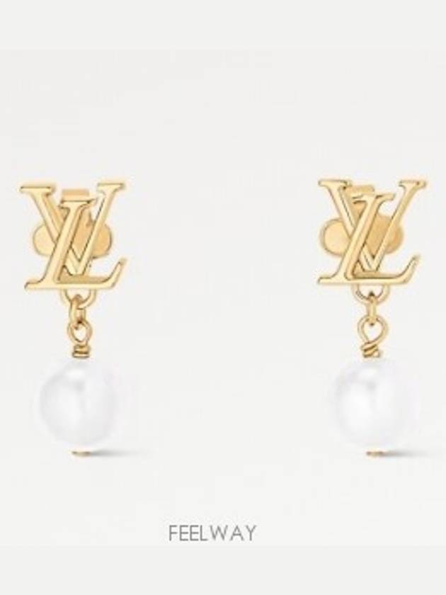 LV Iconic Louisa Earrings Gold - LOUIS VUITTON - BALAAN 2