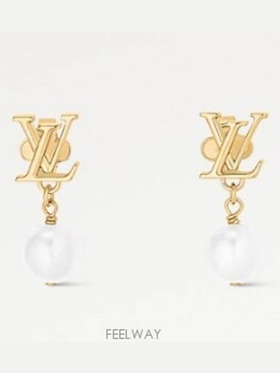 LV Iconic Louisa Earrings Gold - LOUIS VUITTON - BALAAN 2