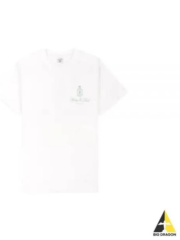 24 Vendome T Shirt WhiteSage TO042S412VW - SPORTY & RICH - BALAAN 1