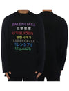 Color Language Long-Sleeved T-Shirt Black - BALENCIAGA - BALAAN 2