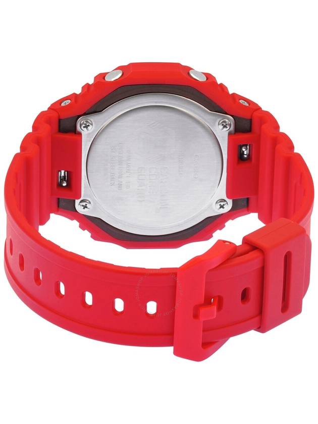 Casio G-Shock Alarm World Time Quartz Analog-Digital Red Dial Men's Watch GA2100-4A - CASIO - BALAAN 3