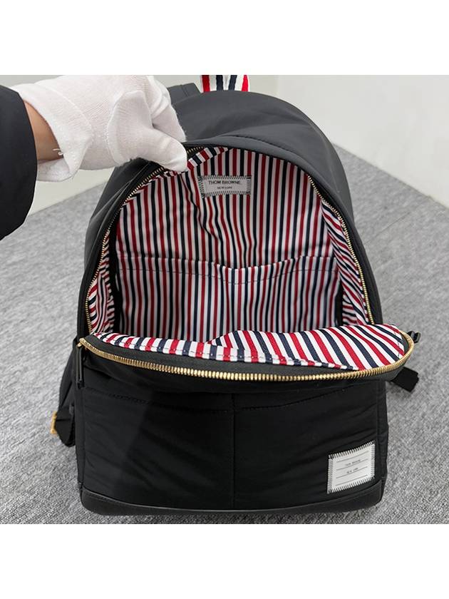 Logo Applique Backpack Black - THOM BROWNE - BALAAN 8