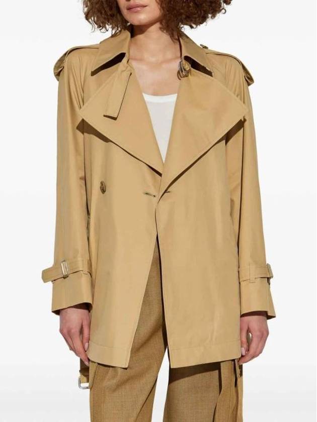 Gabardine Trench Coat Beige - BURBERRY - BALAAN 4