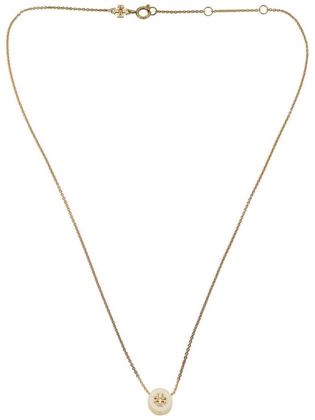 Kira Enamel Pendant Necklace Gold - TORY BURCH - BALAAN 2