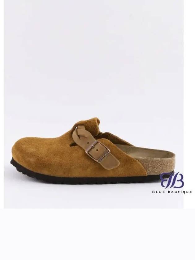 round toe buckle detail suede mule 1026713 - BIRKENSTOCK - BALAAN 2