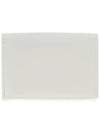 Logo Leather Card Wallet White - JIL SANDER - BALAAN 4