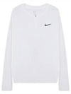 Dri-Fit Advantage Half-Zip Long Sleeve T-Shirt White - NIKE - BALAAN 2