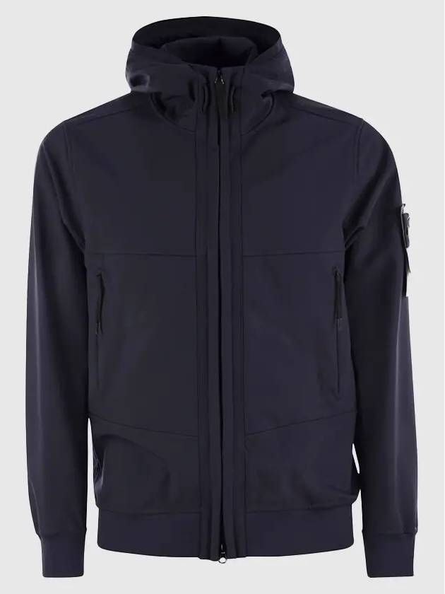 Technology Recycled Polyester Hooded Jacket Navy - STONE ISLAND - BALAAN 2