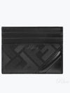 Shadow Diagonal Card Wallet Black - FENDI - BALAAN 2