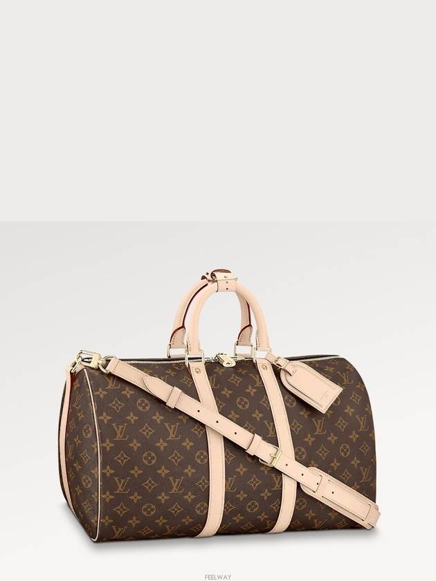 Keepall Bandouliere Monogram Duffel Bag Brown - LOUIS VUITTON - BALAAN 2