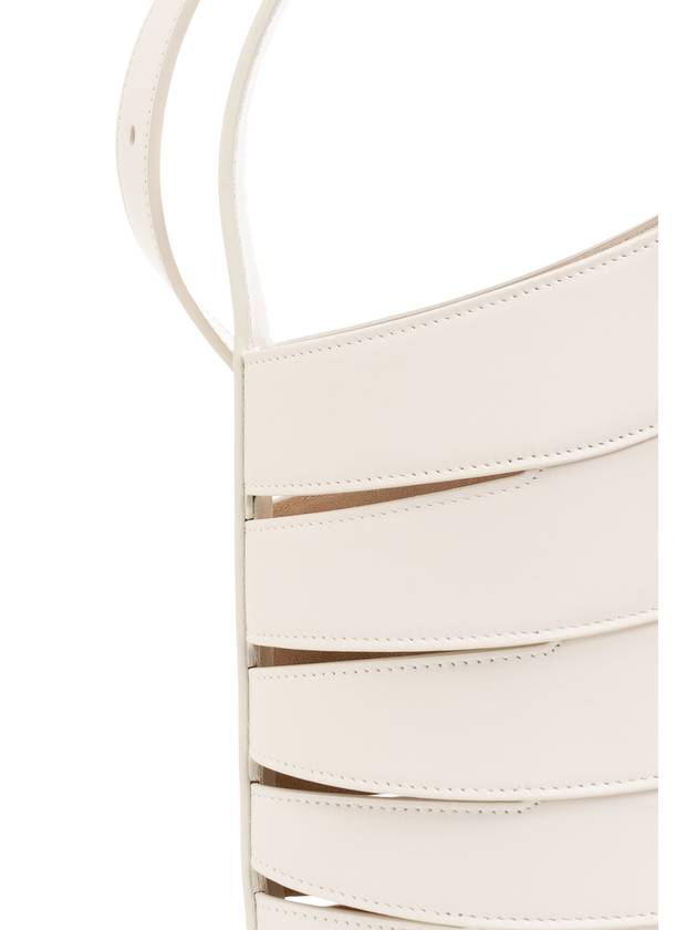 Alaïa ‘Babel Small’ Shoulder Bag, Women's, White - ALAIA - BALAAN 6