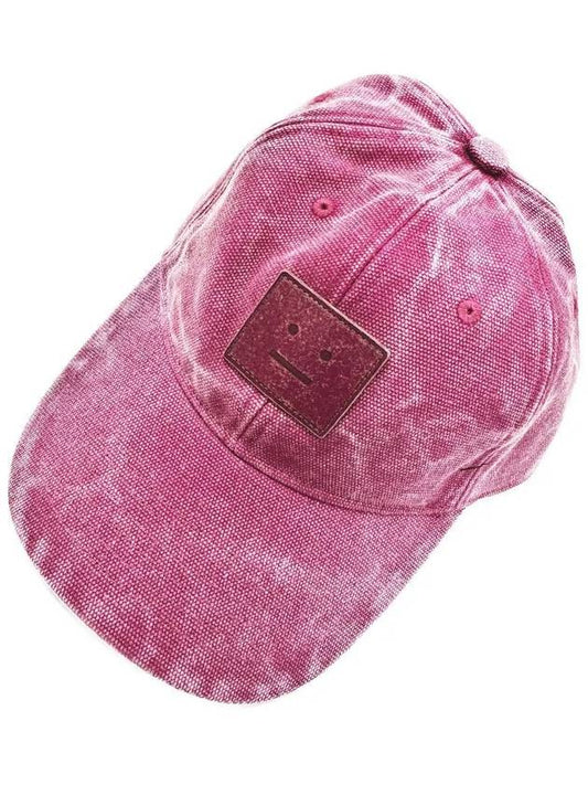 Patch Logo Cotton Ball Cap Pink - ACNE STUDIOS - BALAAN 2