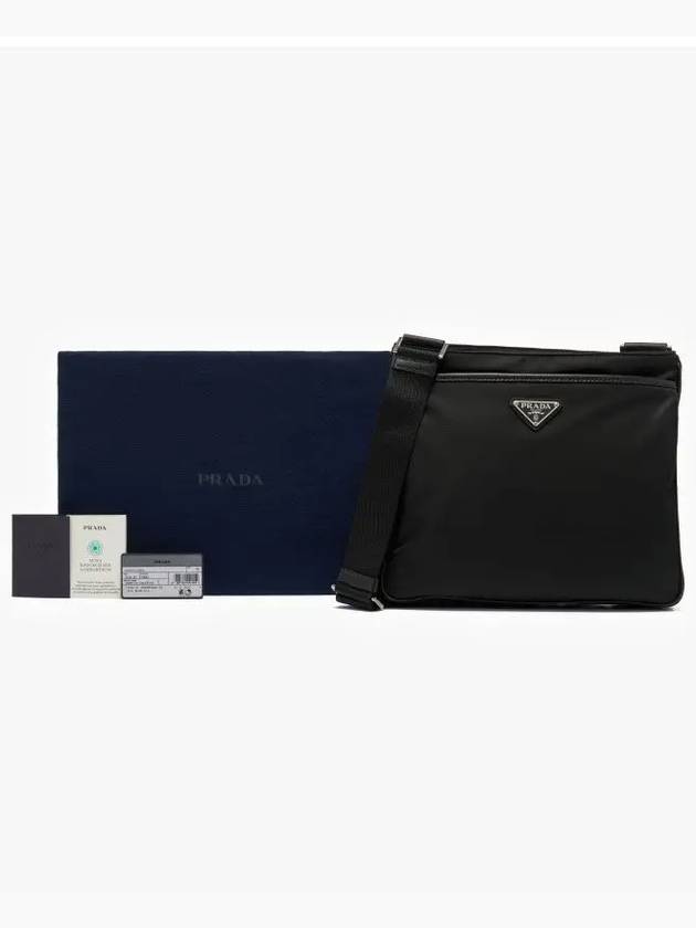 Pocono Saffiano Messenger Bag Black - PRADA - BALAAN 4