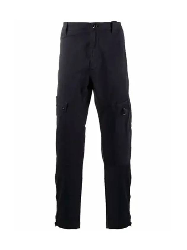 Lens Wappen Zipper Cargo Track Pants Black - CP COMPANY - BALAAN 2