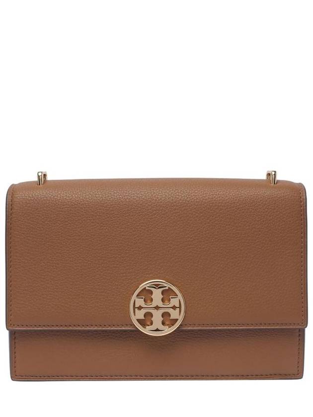 Miller Leather Cross Bag Brown - TORY BURCH - BALAAN 2