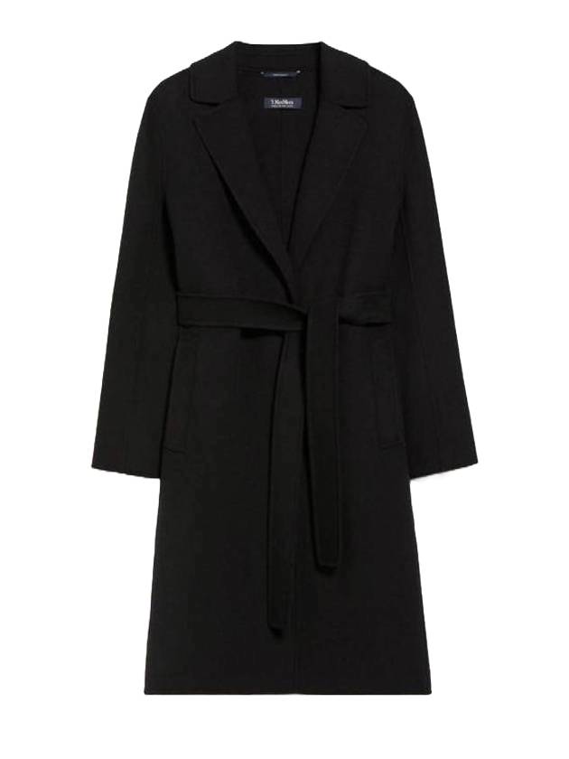 Pauline wool single coat black - MAX MARA - BALAAN 1