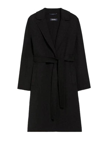 Pauline Wool Single Coat Black - MAX MARA - BALAAN 1