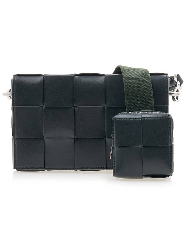 Cassette Versatile Strap Cross Bag Dark Green - BOTTEGA VENETA - BALAAN 2