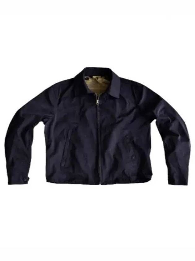 Freezer Ultra Light Cotton Zip-up Jacket Navy - TEN C - BALAAN 2