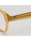 Eyewear Round Eyeglasses Yellow - CELINE - BALAAN 6