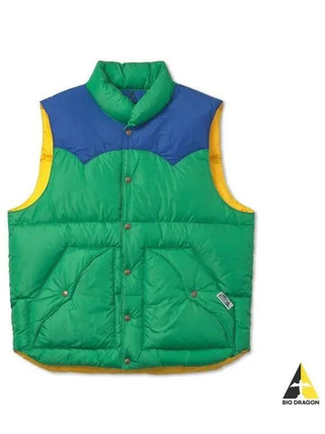 Domestic Down Western Vest Green - POLO RALPH LAUREN - BALAAN 1