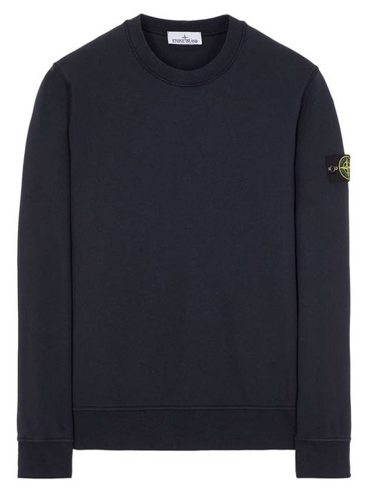 Wappen Patch Crew Neck Sweatshirt Navy - STONE ISLAND - BALAAN 2