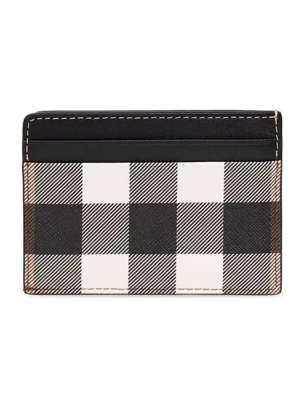 Check Print 2-tier Card Wallet Dark Burch Brown - BURBERRY - BALAAN 4