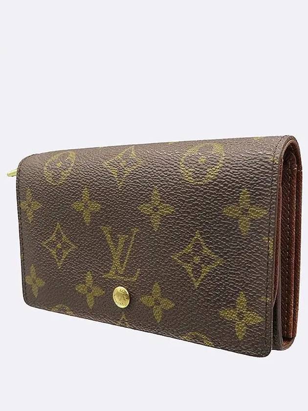 M61730 Monogram Canvas PORTE MONNAIR BILLETS TRESOR Medium Wallet - LOUIS VUITTON - BALAAN 4