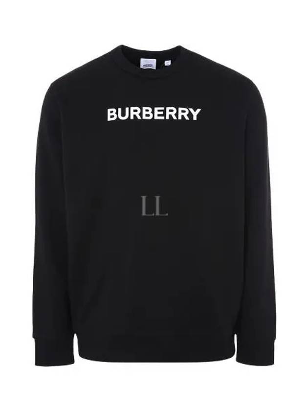 Front Logo Print Sweatshirt Black - BURBERRY - BALAAN 2